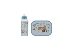 Mepal Drinkfles Pop-Up|Back To School Sets Met Print<Lunchset Campus (pop-up drinkfles en lunchbox) - Little Dutch - Forest friends