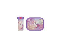 Mepal Schoolbekers|Pauzesets<Lunchset Campus (schoolbeker + lunchbox) - Unicorn glow