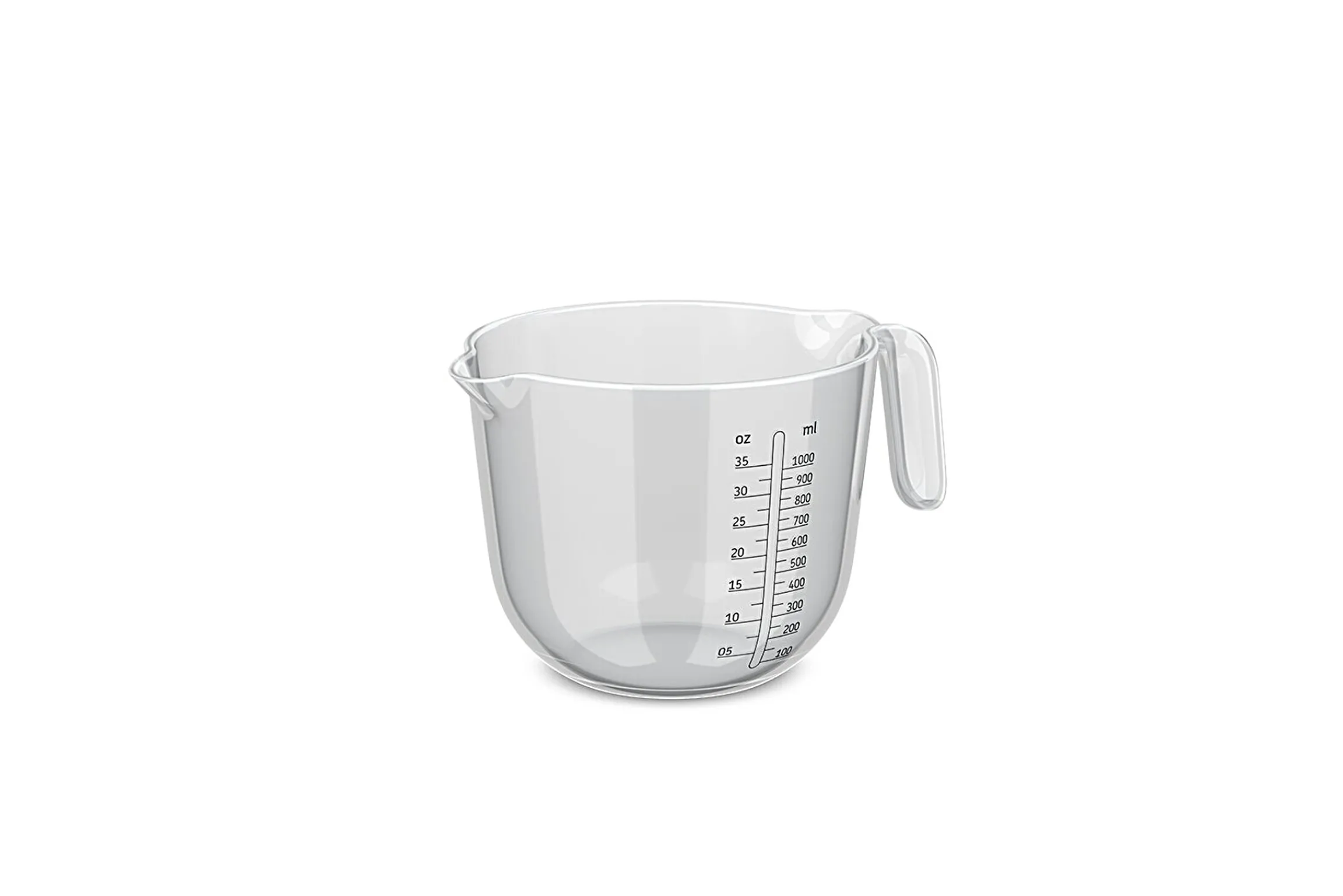 Mepal Maatbekers<Maatbeker Chef It 1000 ml - transparant Transparent