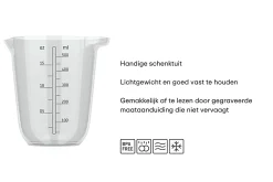 Mepal Maatbekers<Maatbeker Chef It 500 ml - transparant Transparent