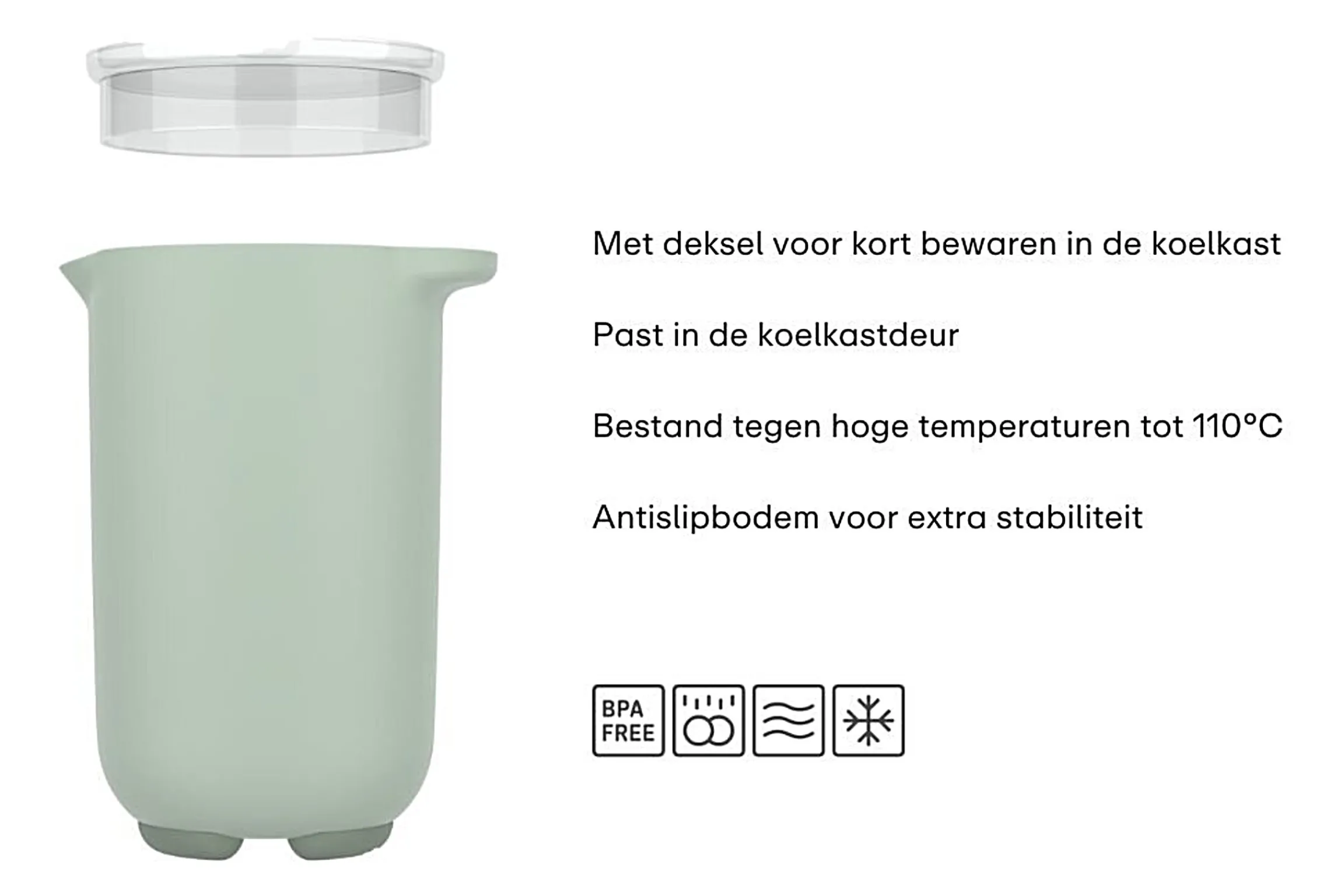 Mepal Mixbekers<Mixbeker met deksel Chef It 1000 ml - Navy