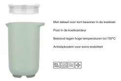 Mepal Mixbekers<Mixbeker met deksel Chef It 1000 ml - Nordic sage
