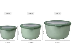 Mepal Cirqula Sets|Magnetronschalen<Multikom Cirqula 3-delige set (500, 1000, 2000 ml) - Vivid blue