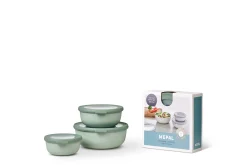Mepal Cirqula Sets|Magnetronschalen<Multikom Cirqula 3-delige set (350, 750, 1250 ml) - Nordic sage