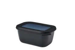 Mepal Magnetronschalen|Serveerschalen<Multikom Cirqula rechthoekig 750 ml - Nordic black