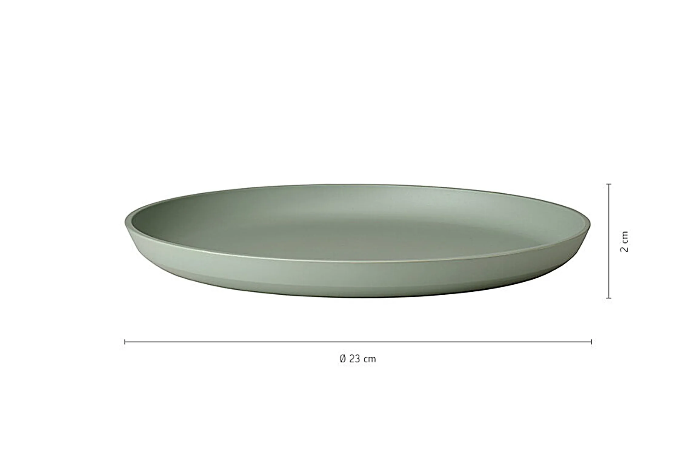 Mepal Borden|Silueta<Ontbijtbord Silueta 230 mm - Nordic black