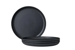 Mepal Borden|Silueta<Ontbijtbord Silueta 230 mm set 4 stuks - Nordic black