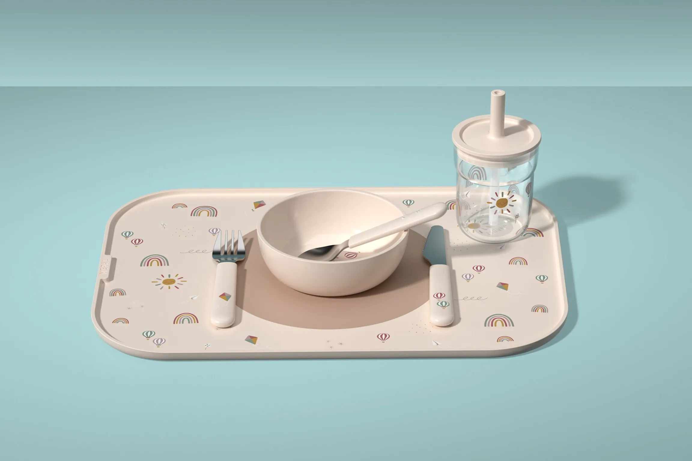 Mepal Baby Placemat<Placemat Mio - Forest friends