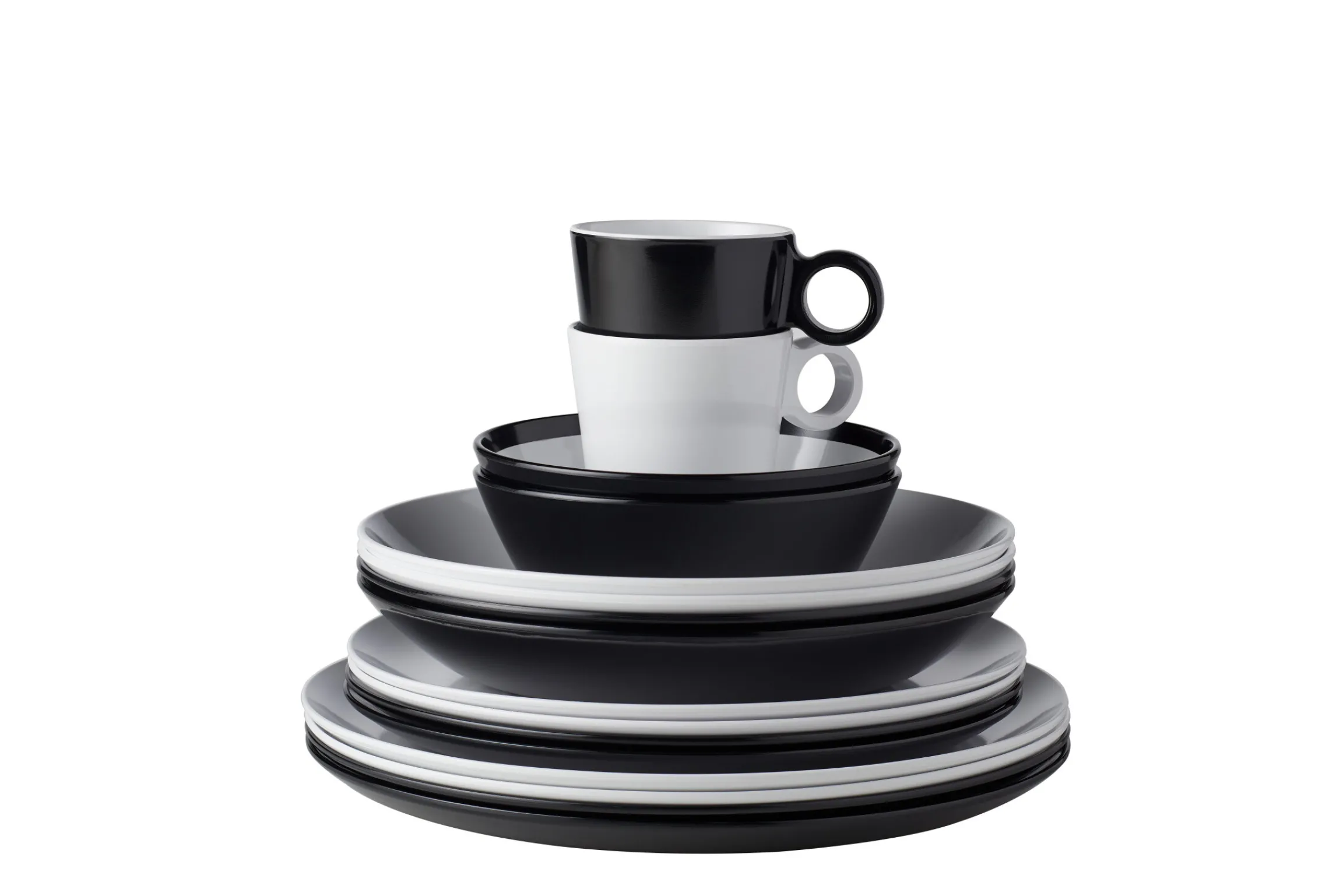 Mepal Flow|Campingborden<Plat bord Flow 260 mm - Wit