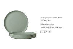 Mepal Borden|Silueta<Plat bord Silueta 260 mm - Nordic black
