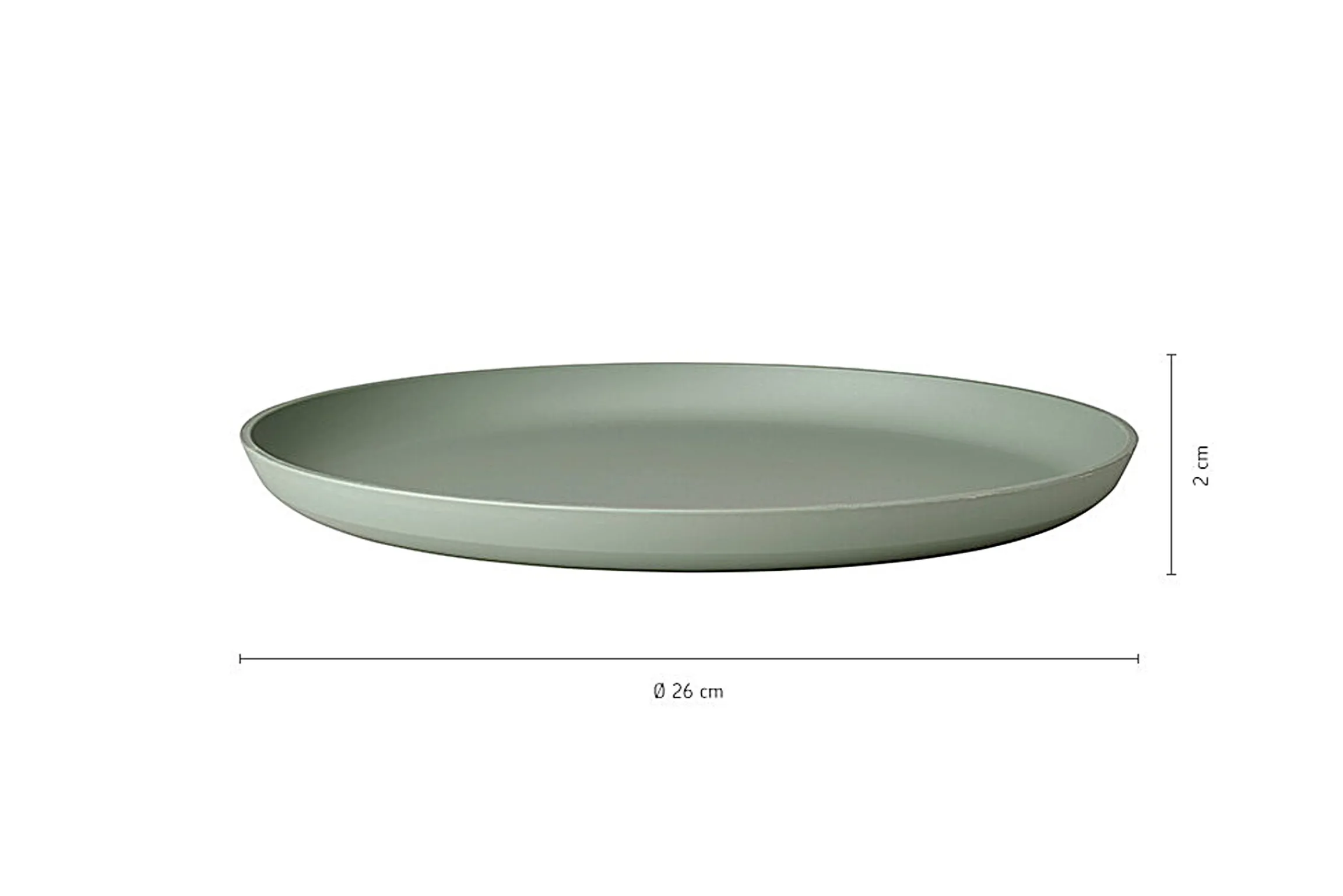 Mepal Borden|Silueta<Plat bord Silueta 260 mm - Nordic white