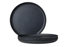 Mepal Borden|Silueta<Plat bord Silueta 260 mm set 4 stuks - Nordic black