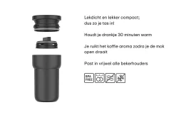 Mepal Thermosflessen|Thermosflessen & Bekers<Reisbeker Ellipse 275 ml - Vivid blue