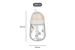 Mepal Rietjesbeker<Rietjesbeker Mio 300 ml - Little Dutch - Flowers & Butterflies Flowers & Butterflies