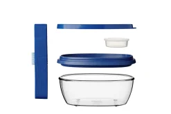 Mepal Saladeboxen|Broodtrommels En Brooddozen<Saladbox Ellipse - Nordic black