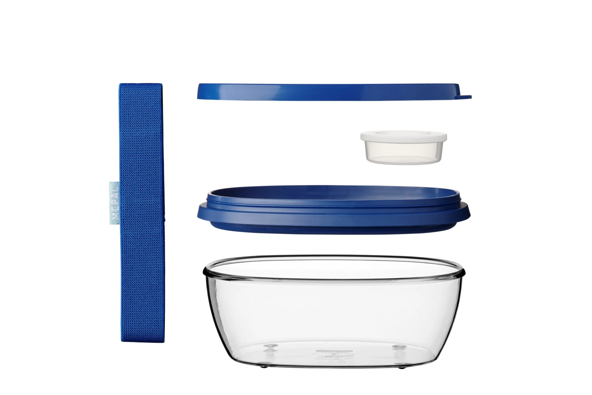 Mepal Saladeboxen|Broodtrommels En Brooddozen<Saladbox Ellipse - Nordic black