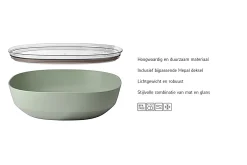 Mepal Schalen|Serveerschalen<Serveerschaal Silueta 4.0 l met deksel - Nordic black