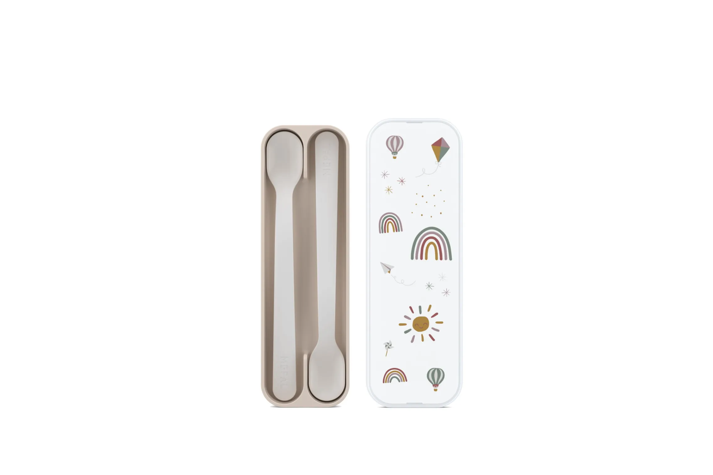 Mepal Kinderbestek<Set babylepel Mio 2 stuks - Sunshine & Rainbow Sunshine & Rainbow
