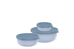 Mepal Diepvriesdozen<Set bewaardoos Lumina 3-dlg (250 + 750 + 1500 ml) - Nordic blue