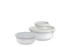 Mepal Diepvriesdozen<Set bewaardoos Lumina 3-dlg (250 + 750 + 1500 ml) - Wit