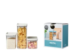 Mepal Voorraaddozen<Set bewaardoos Omnia 3-delig - Nordic white