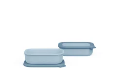 Mepal Magnetronschalen|Diepvriesdozen<Set multikom Cirqula rechthoekig 1000 ml 2 stuks - Nordic blue