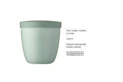 Mepal Saladeboxen|Snackpotten<Snackpot Ellipse 500 ml - Nordic black