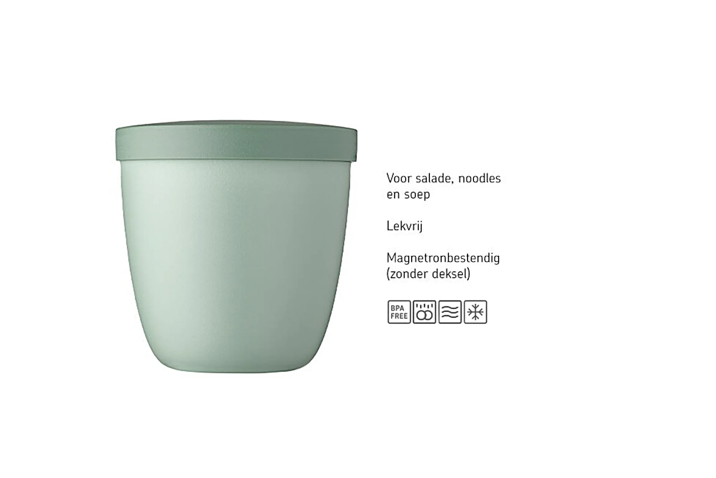 Mepal Saladeboxen|Snackpotten<Snackpot Ellipse 500 ml - Vivid blue