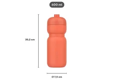 Mepal Bidons|Waterflessen<Sportbidon Squeeze 600 ml - Peach orange