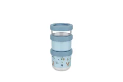Mepal Snackdoosje|Fruitbakjes<Stapelbare snackbox Mio 3-delig - Little Dutch - Forest friends