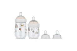 Mepal Babyflessen<Starterset babyflessen Mio 4-delig - Sunshine & Rainbow Sunshine & Rainbow