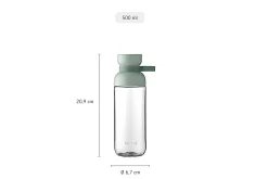 Mepal Waterflessen|Waterflessen<Waterfles Vita 500 ml - Nordic black